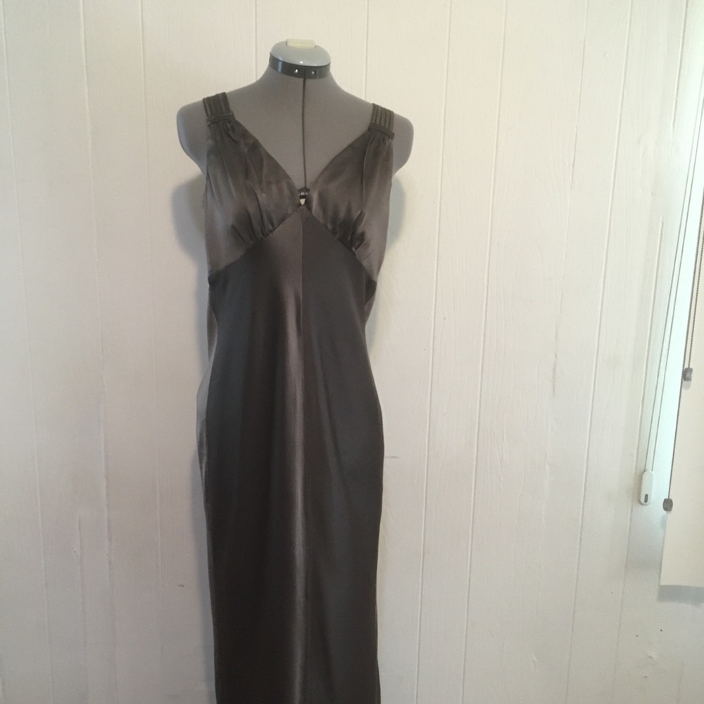 Banana republic 100% silk maxi dress size 10